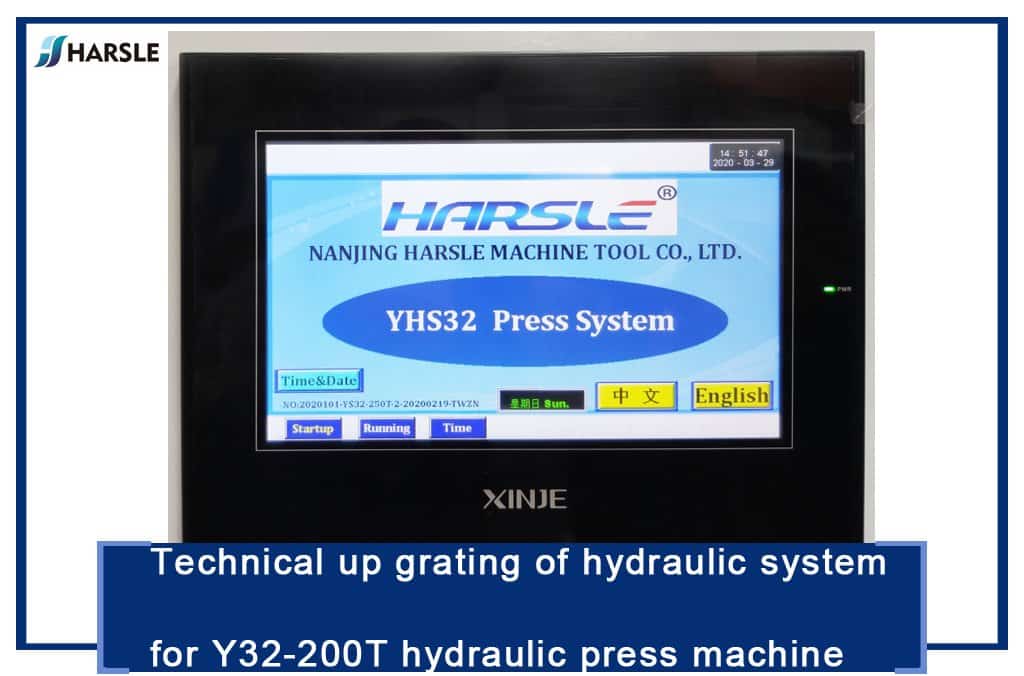 Technische Aufrüstung des Hydrauliksystems für die hydraulische Presse Y32-200T