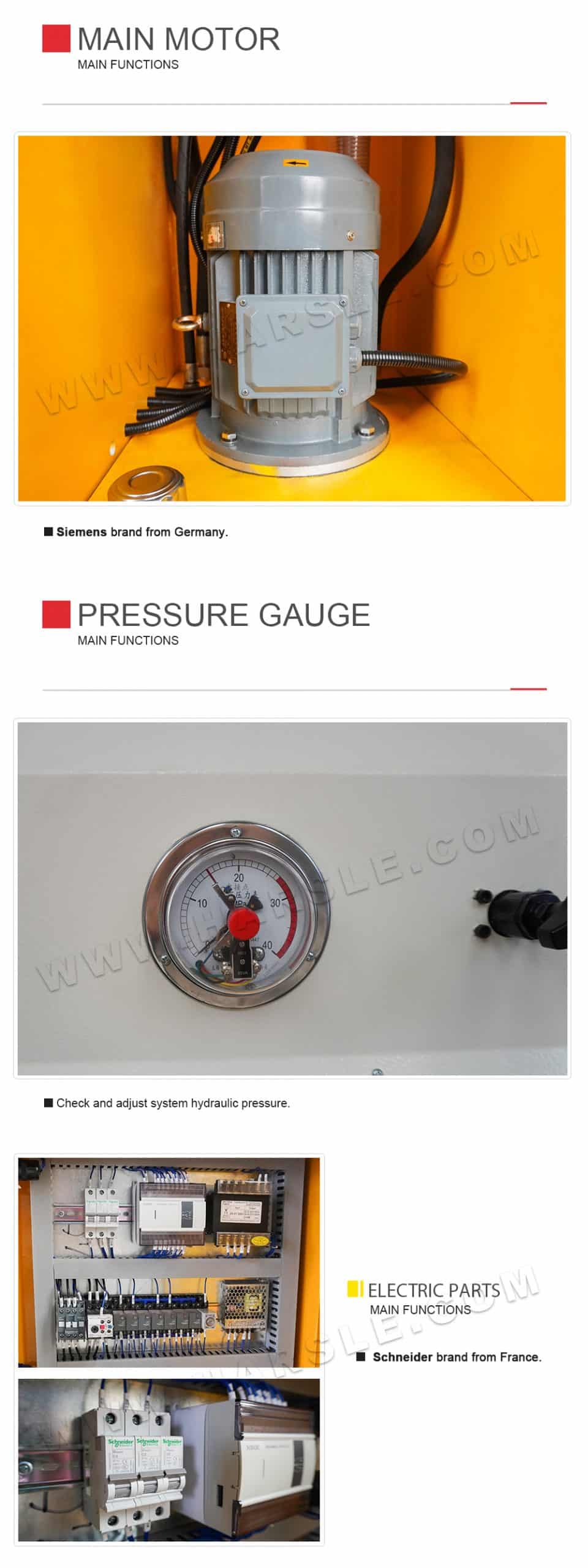details page 2 of Y41 hydraulic press